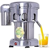 Commercial Heavy Duty Juicer Machine, 370W 110V with Stainless Steel Filter, 2800r/min, 80-100kg/hr Juice Amount