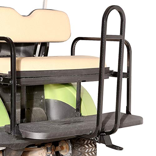 10L0L Universal Golf Cart Rear Grab Bar and Trailer Hook with Receiver