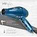 1875W Professional Hair Dryer with Ionic Conditioning - Powerful, Fast Dry Blow Dryer - 2 Speeds, 3 Heat Settings Blue hairdryer
