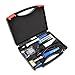 KEDSUM 7 in 1 Soldering Iron Kit with ON-OFF Switch and Tool Case, 60W 110V-Adjustable Temperature Welding Soldering Iron with 5 Soldering Tips, Solder Wire, Desoldering Pump, Tweezer, Cleaning Sponge