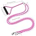 Peteast Adjustable Double Dog Leash, Heavy Duty Dual Dog Leash, 360° Swivel No Tangle & Soft Handle, Walking & Training Leash Two Dogs (Universal(Pink))
