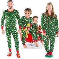 Yal Boutique Christmas Family Matching Pajamas Winter Sets (4T, Kids)