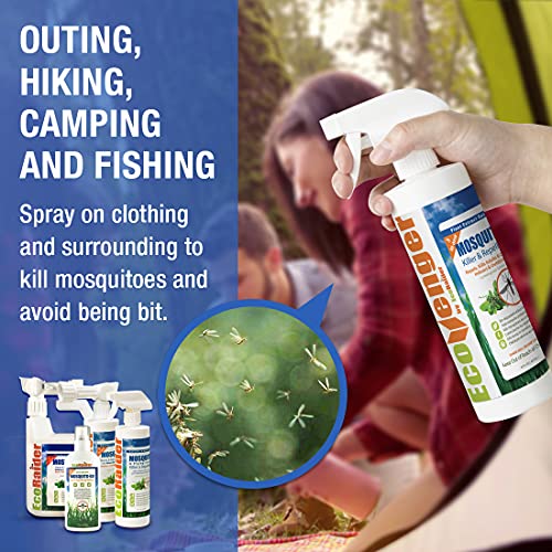 EcoRaider Mosquito Killer EcoVenger TripleAction Spray (16OZ), Kills All Stages+ Larvae