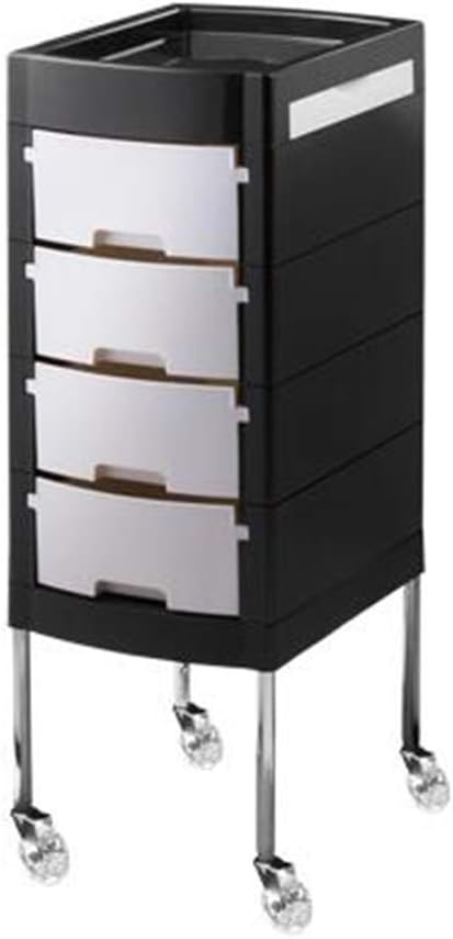 MJHY Hairdressing trolley, hairdressing cart, hairdressing tool cart, four floors,White
