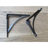 Castelion® Pair Of Small Cast Iron Victorian Ironbridge Shelf Brackets - View #12