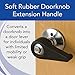 Sammons Preston Soft Rubber Doorknob Extension Handle, Extender Snaps Around Standard Door Knobs, Easy to Open Door Handle for Elderly, Disabled, or Weak Grip, Fits Knobs 2