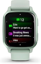 Garmin Venu Sq 2 GPS 40mm AMOLED Smartwatch Cool Mint view 2
