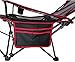 ANIGU Mesh Lounge Reclining Folding Camp Chair with Footrest