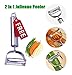 Instant Pot Veggie Steamer Basket - 3, 5, 6 & 8 qt.- Extendable Handle, Foldable Legs with Silicone Feet. Food Steamer - Instant Pot Accessories.100% Stainless Steel (SS Ext.Handle -Std)