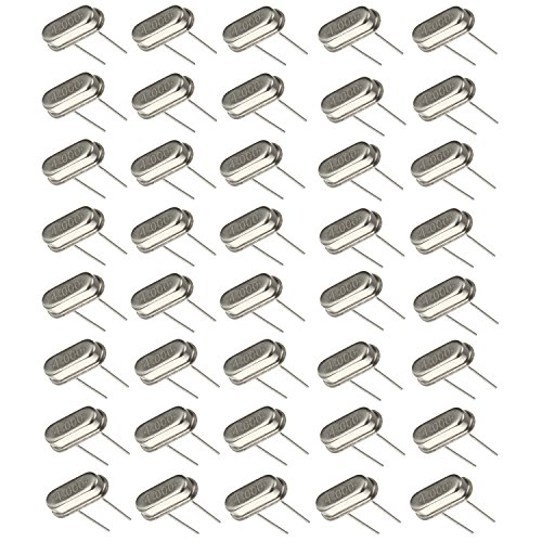 Optimus Electric Quartz Crystal Oscillator 4MHz for Microprocessor Microcontroller Precision Frequency Timing Time Tracking Clock Signals with Through Hole Mounting Type from Pack of 40 - Thumbnail 3