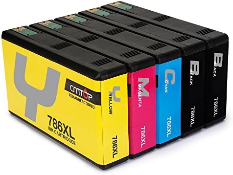 CMTOP Remanufactured 786 786XL Ink Cartridges High Yield, (2 Black 1 Cyan 1 Magenta 1 Yellow) for WorkForce Pro WF-4630 WF-4640 WF-5690 WF-5190 WF-5110 WF-5620 Printer