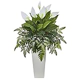 Nearly Natural 6403 Mixed Spathiphyllum Artificial