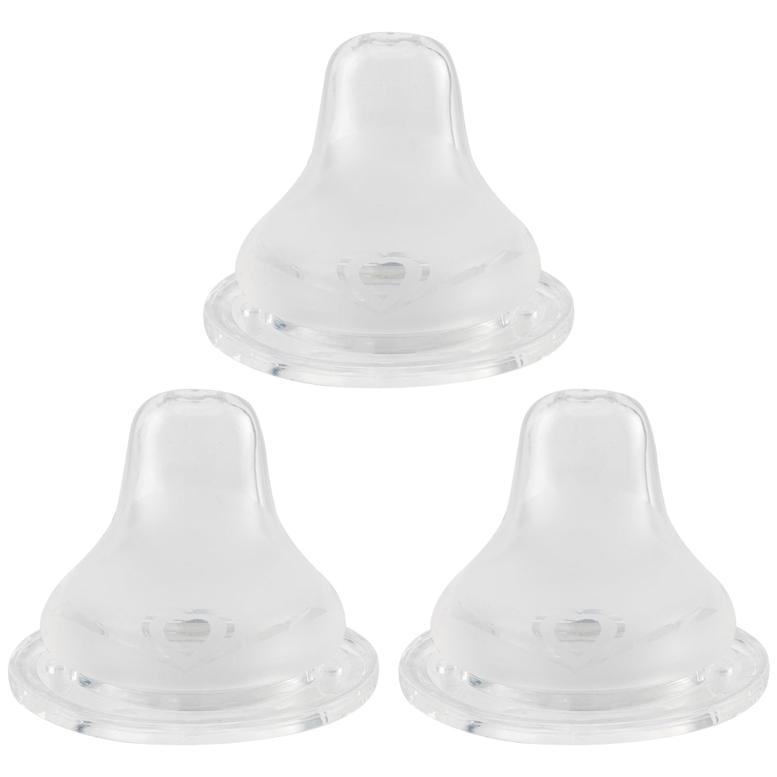 Photo 1 of Sippy Cup Nipples for Mam Baby Bottles, Soft 100% Silicone Sippy Spout Nipples, Variable Flow, 6m+, 3 Count