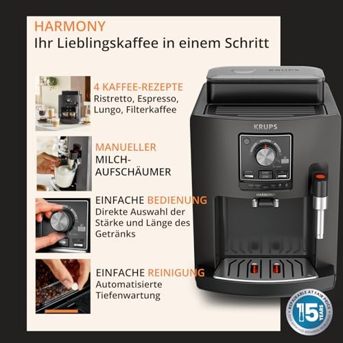Harmony Kaffeevollautomat mit Milchaufschäumdüse