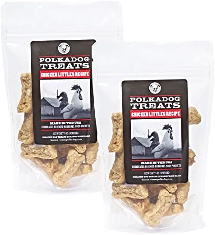 Polka Dog Bakery Chicken Littles All Natural Dog Treats (2 Pack), 12 oz each