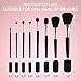Makeup Brush Cleaner and Dryer Machine Kit I Professional Electric Brushes Cleaner with 8 Rubber Collars I Wash and Dry All Types Makeup Brushes Solution I Upgraded Design Make-up Brush Cleaning Tool