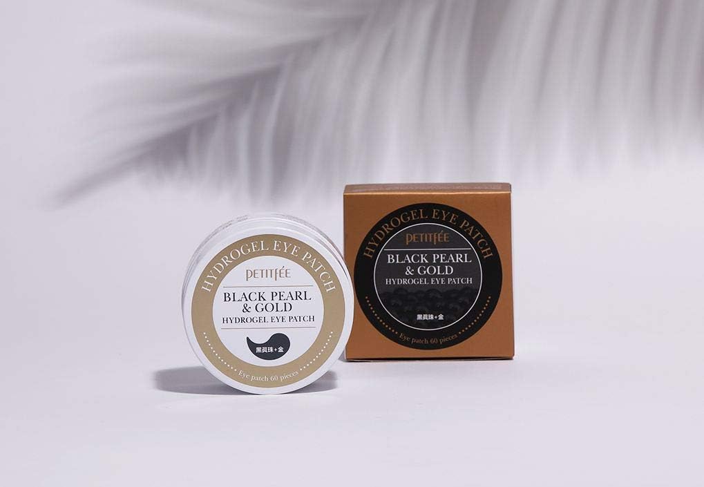 Petitfee Black Pearl and Gold Hydrogel Eye Patch, 60 Sheet: Health & Personal Care
