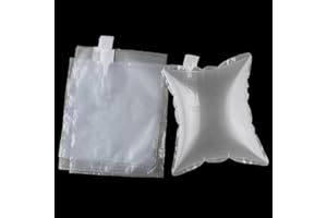 100 Pack,Free Hand Pump AIR PAKPRO 5.9x5.9inch Clear Plastic Inflatable Air Packaging Bags Air Pillows Air Cushions Buffer Bags Void Fill Cushioning for Shipping and Packaging,VFC1515
