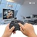 Wireless Keyboard, Glamore 2.4GHz Mini Keyboard Wireless with Touchpad and Rechargeable lithium-ion battery for PC, Pad, Google Android TV Box and More (1 Pack)