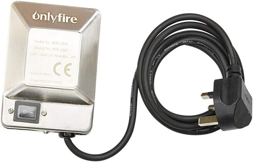 onlyfire BBQ Gas Grill Stainless Steel Rotisserie Electric Main Spit Motor, UK 3 Pins Plug - Image 4