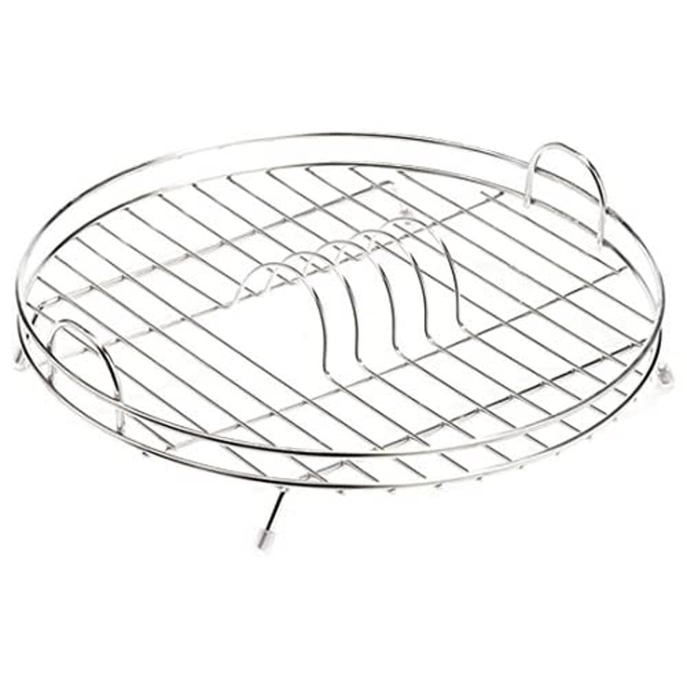 Delfinware Stainless Steel Circular Drainer, Silver