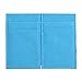 Men's and Women's Bi-fold High End Leather Magic Wallet 4 ID Credit Pocket Case Holder Magic Money Clip Slim Wallet (Taiga Leather/Black+Blue)
