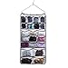 Qrandy 42 Pockets Hanging Closet Jewelry Dual-sided Organizers Bra Underwear Socks Ties Storage