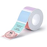 NIIMBOT Round Labels for B21/B1/B3S Label Printers, Thermal Stickers 1.61 "X1.61(41x41mm), 1 Roll with 175 Labels