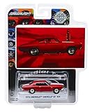 1970 Chevrolet Chevelle SS 454 Red with White Stripes BFGoodrich Vintage Ad Cars Hobby Exclusive 1/64 Diecast Model Car by Greenlight 30061