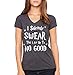 Juniors I Solemnly Swear That I Am Up To No Good Funny V-Neck T-Shirt