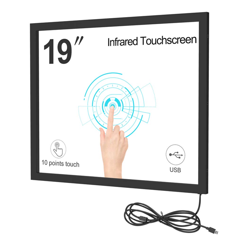 19 Inch Multi Driver Free Infrared IR Touch Screen Panel Overlay Kits with 5:4 Ratio for Touch Monitor…