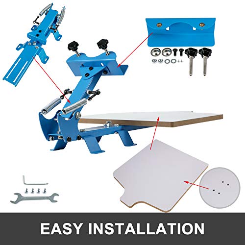 image for VEVOR Screen Printing Machines 1 Color 1 Station Screen Printing Press
