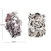 MyFav 8 Sheets Fashion Body Stickers Arm Shoulder Make Up For Man Women Temporary Tattoo - Buddha, Elephant, Eagle eye, Fish, Beauty and the Beast Etc.
