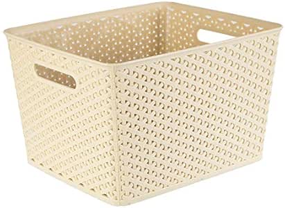 Cesta de almacenamiento de oficina con marco para libros de juguetes