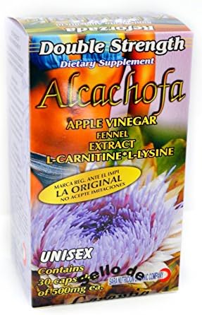 Vinegar capsules Double Strength Apple Cider vinegar Alcachofa artichoke Fennel Extract Supports a healthy immune system Detox Body 30 Capsules