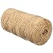 KING DO WAY Natural Jute Twine Best Arts Crafts Twine Industrial Packing Materials Heavy Duty Durable Natural Twine 300 Feet for Gardening Applications Natural