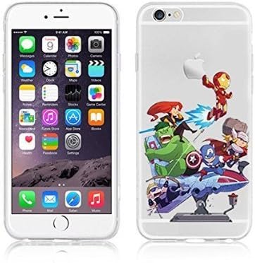 NEW MARVEL AVENGER Transparent TPU Soft case For Apple Iphone 5/5s .5SE & 5C (APPLE IPHONE 5SE, MARVELS)