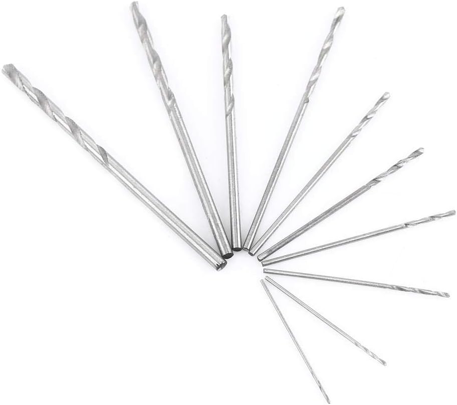 Precision Hand Drill Pin Vise Mini Screwdriver Adjustable for PCB Watch Repair with 10pc HSS Spiral Drill Bits 0.5-2mm - Image 4
