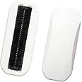 (2 PCS) Reusable Handheld Crumb Sweeper, Nutshell Soft Bristles Debris Collector for Table, Mat, Bed Sheets, Sofas, Clothes C