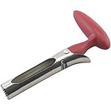 Apple Corer, Newness Good Grips Premium Apple Corer Remover, Stainless Steel Apple or Pear Core Remover Tool for Home & Kitchen with Sharp Serrated Blade