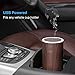 NexGadget 50ML Mini Usb Car Essential Oil Purifier Diffuser - Computer Portable Mini Ultrasonic Cool Mist Aroma Air Humidifier for Home,Office, Travel&More - Dark Wood Grain