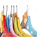 6Pcs Cute Nursery Kids Baby Wardrobe Cartoon Wood Coat Clothes Pants Hook Hanger Random Color