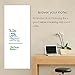 Dry Erase Wall Decal, Self-Adhesive Wall Sticker Wall Paper Whiteboard Wall Decals for School, Office, Kids DIY Home 17.7 by 78.7 Inches, with 1 Marker Pen (White)