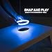 GoSports Cornhole Light Up LED Ring Kit 2pc Set - Compatible with All Cornhole Games (Red, White or Blue)