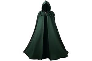 Regenboog Hooded Renaissance Cape for Men Women,Adult Medieval Cloak,Viking Cloak