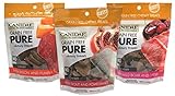 CANIDAE Grain Free PURE Chewy Treats for Dogs Variety Pack - 3 Flavors (Bison & Pumpkin, Wild Boar & Cherry, and Trout & Pomegranate) - 6 Ounces Each