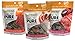 CANIDAE Grain Free PURE Chewy Treats for Dogs Variety Pack - 3 Flavors (Bison & Pumpkin, Wild Boar & Cherry, and Trout & Pomegranate) - 6 Ounces Each