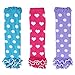 KF Baby Girls Toddler Cozy Soft Leg Warmers, Set of 6 Pairs