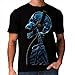 Skeleton DJ Headphone Music Bone Men L T-shirt | Wellcoda