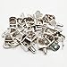 30 Pcs Shelf Support Pegs 6mm L-Shaped Shelf Support Nickel Plated Shelf Bracket Pegs for Furniture & Bookcase Shelf Cabinet Closet Shelf Support with Hole.